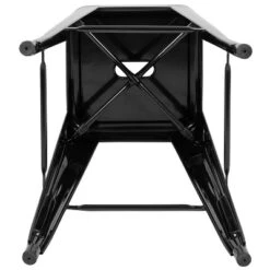 Flash Furniture 30" High Metal Indoor Bar Stool - Stackable Set Of 4 -Flash Furniture GUEST 8b9b158a e720 43d2 94a9 e0e86b66fa9b