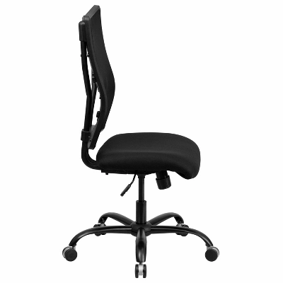 HERCULES Series 400 Lb. Capacity Big & Tall Executive Swivel Office Chair Black Mesh - Flash Furniture 3 HERCULES Series 400 Lb. Capacity Big & Tall Executive Swivel Office Chair Black Mesh - Flash Furniture