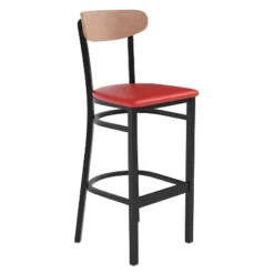 Flash Furniture Wright Commercial Grade Barstool With 500 LB. Capacity Steel Frame, Solid Wood Seat, And Boomerang Back 39 Flash Furniture Wright Commercial Grade Barstool With 500 LB. Capacity Steel Frame, Solid Wood Seat, And Boomerang Back -Flash Furniture GUEST 8d77d33c d0c6 4f6a b318 4afd223b7388