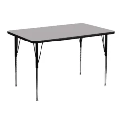 Flash Furniture 30''W X 48''L Rectangular Thermal Laminate Activity Table - Standard Height Adjustable Legs -Flash Furniture GUEST 8ef0f93e 3799 4707 beb7 de55d83c819c
