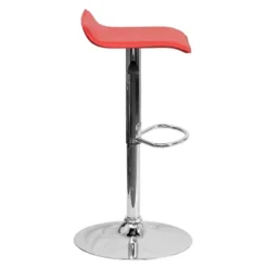 Flash Furniture Contemporary Vinyl Adjustable Height Barstool With Solid Wave Seat And Chrome Base 23 Flash Furniture Contemporary Vinyl Adjustable Height Barstool With Solid Wave Seat And Chrome Base -Flash Furniture GUEST 900f9583 89fe 4bfd 9ffb c9e7d19ae9ed