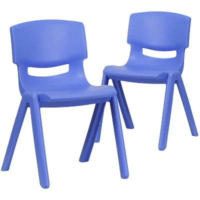 Flash Furniture 2 Pack Plastic Stackable School Chair With 13.25" Seat Height 15 Flash Furniture 2 Pack Plastic Stackable School Chair With 13.25" Seat Height - Image 13