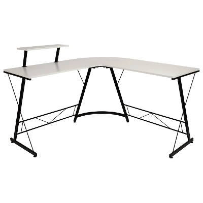 Flash Furniture L-Shaped Desk 71.5" Computer Corner Desk, Home Office Corner Desk, Gaming Desk, Space Saving, Easy To Assemble 11 Flash Furniture L-Shaped Desk 71.5" Computer Corner Desk, Home Office Corner Desk, Gaming Desk, Space Saving, Easy To Assemble - Image 10