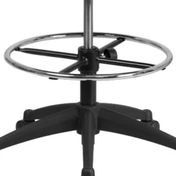 Flash Furniture Mid-Back Black Mesh Ergonomic Drafting Chair With Adjustable Foot Ring And Flip-Up Arms -Flash Furniture GUEST 91f648ef a023 40d6 97d3 368bdfad205c