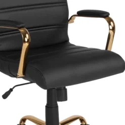 Flash Furniture Mid-Back Executive Swivel Office Chair With Metal Frame And Arms 24 Flash Furniture Mid-Back Executive Swivel Office Chair With Metal Frame And Arms -Flash Furniture GUEST 920303b1 9d3a 4550 9524 eb8df37120e3