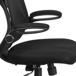 Flash Furniture High Back Black Mesh Executive Swivel Ergonomic Office Chair With Adjustable Lumbar, 2-Paddle Control And Flip-Up Arms -Flash Furniture GUEST 92d2cf7e f77c 4e31 b074 4c1c1104943f