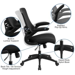 Swivel Task Chair Black - Flash Furniture 19 Swivel Task Chair Black - Flash Furniture -Flash Furniture GUEST 9431e73f 3f3b 45ad ba3d d05167b0929b