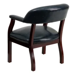 Flash Furniture Navy Vinyl Luxurious Conference Chair With Accent Nail Trim -Flash Furniture GUEST 944007f7 10be 4fd8 8e11 bcaa54cf1d50