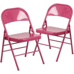 Flash Furniture 2 Pack HERCULES COLORBURST Series Triple Braced & Double Hinged Metal Folding Chair -Flash Furniture GUEST 9453cb1b a8dc 4c5c 9efa cc41580621fd