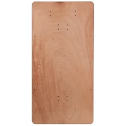 Flash Furniture 6-Foot Rectangular Wood Folding Banquet Table With Clear Coated Finished Top -Flash Furniture GUEST 94c58d92 a2f1 4ed1 a1a5 45283f7b7341