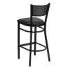 Flash Furniture Black Grid Back Metal Restaurant Barstool -Flash Furniture GUEST 94e5ae4a 8e81 4802 86f6 ca4f31fde0a6