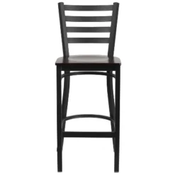 Flash Furniture Black Ladder Back Metal Restaurant Barstool -Flash Furniture GUEST 95cd0ba5 7bf5 47a5 8938 0935329a1903