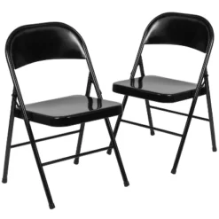 Flash Furniture 2 Pack HERCULES Series Double Braced Metal Folding Chair -Flash Furniture GUEST 966e32af 414d 4ed8 a325 d0825c9bdf74