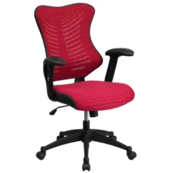 Flash Furniture High Back Designer Mesh Executive Swivel Ergonomic Office Chair With Adjustable Arms -Flash Furniture GUEST 9670f7cb 9dab 4820 8ecb b766b7bdc684