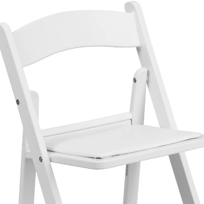 Flash Furniture Kids Folding Chairs With Padded Seats | Set Of 2 White Resin Folding Chair With Vinyl Padded Seat For Kids 8 Flash Furniture Kids Folding Chairs With Padded Seats | Set Of 2 White Resin Folding Chair With Vinyl Padded Seat For Kids - Image 6
