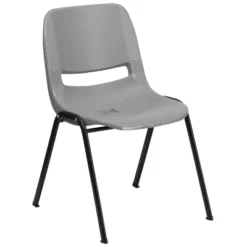 Flash Furniture HERCULES Series 880 Lb. Capacity Ergonomic Shell Stack Chair With Metal Frame -Flash Furniture GUEST 9788fb9f 5fef 48fe 8b8f d3cdeb96fe82