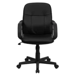 Flash Furniture Paulson Mid-Back Black Glove Vinyl Executive Swivel Office Chair With Arms 18 Flash Furniture Paulson Mid-Back Black Glove Vinyl Executive Swivel Office Chair With Arms -Flash Furniture GUEST 97f51971 6368 4b0a a398 f5d3231483b4