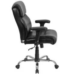 Flash Furniture HERCULES Series Big & Tall 400 Lb. Rated Swivel Ergonomic Task Office Chair With Clean Line Stitching And Adjustable Arms -Flash Furniture GUEST 9802cec6 71fc 473b a1d1 99b250353bdf