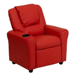 Flash Furniture Contemporary Kids Recliner With Cup Holder And Headrest -Flash Furniture GUEST 9b5c42ce 1b61 47e5 bde8 05809c5bc35c