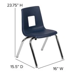 Flash Furniture Advantage Student Stack School Chair - 14-inch -Flash Furniture GUEST 9b7d4903 65b3 49b7 8c5b 649c62dcd6d5