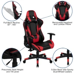 Flash Furniture Gaming Desk And Reclining Gaming Chair Set With Cup Holder And Headphone Hook 16 Flash Furniture Gaming Desk And Reclining Gaming Chair Set With Cup Holder And Headphone Hook -Flash Furniture GUEST 9c401bf1 4579 4987 b229 8b35a0ef3b81