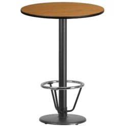 Flash Furniture 30'' Round Laminate Table Top With 18'' Round Bar Height Table Base And Foot Ring 9 Flash Furniture 30'' Round Laminate Table Top With 18'' Round Bar Height Table Base And Foot Ring -Flash Furniture GUEST 9d1e3230 bed2 4932 b19c a7449dcade41