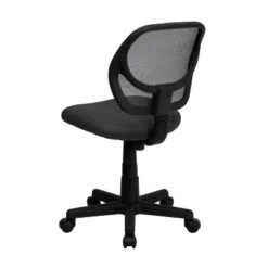 Flash Furniture Low Back Gray Mesh Swivel Task Office Chair With Curved Square Back -Flash Furniture GUEST 9d326777 10e8 47e3 8682 85048cb60d42
