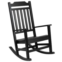 Flash Furniture Winston All-Weather Poly Resin Wood Rocking Chair -Flash Furniture GUEST 9f3939ff e94e 4e4d a129 da609721ca97