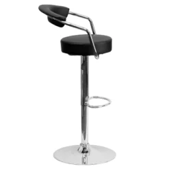 Flash Furniture Contemporary Vinyl Adjustable Height Barstool With Arms And Chrome Base -Flash Furniture GUEST 9ff9e52c dc4c 44eb 9966 2a21f9a15001