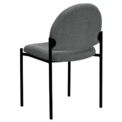 Flash Furniture Comfort Gray Fabric Stackable Steel Side Reception Chair -Flash Furniture GUEST a0b53667 a855 42d3 ab27 4a868a3434a6