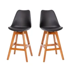 Flash Furniture Dana Set Of 2 Commercial Grade Modern Counter Stools With Cushioned Seat And Wooden Frame -Flash Furniture GUEST a0c17fba 9bc6 4cc9 bbb7 9a33728052f1