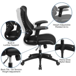Executive Swivel Office Chair With Mesh Padded Seat - Flash Furniture -Flash Furniture GUEST a13951a2 6f77 462e 8b53 b3378df32b60