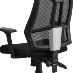 Flash Furniture High Back Black Mesh Multifunction Swivel Ergonomic Task Office Chair With Adjustable Arms -Flash Furniture GUEST a1ab430c 613e 4e55 9f71 b90f2afe63cc