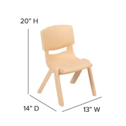 Flash Furniture 2 Pack Plastic Stackable School Chair With 10.5" Seat Height -Flash Furniture GUEST a21a81d2 fc37 4110 af10 95eacc6c98ba