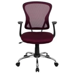 Flash Furniture Mid-Back Mesh Swivel Task Office Chair With Chrome Base And Arms -Flash Furniture GUEST a21f333a c37f 4edd bbb7 9ea5212e0a53