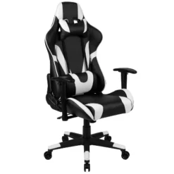 Flash Furniture Gaming Desk And Reclining Gaming Chair Set With Cup Holder, Headphone Hook & 2 Wire Management Holes -Flash Furniture GUEST a30a4efb 7d06 41cb a045 9c47ade99957