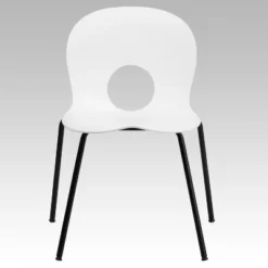 Flash Furniture HERCULES Series 770 Lb. Capacity Designer Plastic Stack Chair With Black Frame -Flash Furniture GUEST a6f36c49 8ec4 4fee 8c30 9ba48b9b88eb