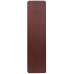 Flash Furniture 6-Foot High Pressure Mahogany Laminate Folding Training Table