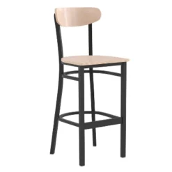 Flash Furniture Wright Commercial Grade Barstool With 500 LB. Capacity Steel Frame, Solid Wood Seat, And Boomerang Back 33 Flash Furniture Wright Commercial Grade Barstool With 500 LB. Capacity Steel Frame, Solid Wood Seat, And Boomerang Back -Flash Furniture GUEST a9812bb4 63dc 425e 92b6 165bd9815e65
