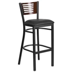 Flash Furniture Black Decorative Slat Back Metal Restaurant Barstool 22 Flash Furniture Black Decorative Slat Back Metal Restaurant Barstool -Flash Furniture GUEST aa18eb74 3f42 40ea a945 4e65556ad252