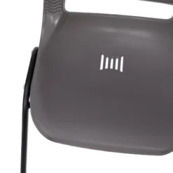 Flash Furniture HERCULES Series 661 Lb. Capacity Gray Ergonomic Shell Stack Chair With Black Frame And 16'' Seat Height, Set Of 5 18 Flash Furniture HERCULES Series 661 Lb. Capacity Gray Ergonomic Shell Stack Chair With Black Frame And 16'' Seat Height, Set Of 5 -Flash Furniture GUEST abe37524 d977 4c50 bbc9 95a426e914ce