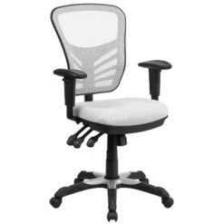 Flash Furniture Mid-Back Mesh Multifunction Executive Swivel Ergonomic Office Chair With Adjustable Arms -Flash Furniture GUEST ac224979 fb6a 479e b903 3085456b7350