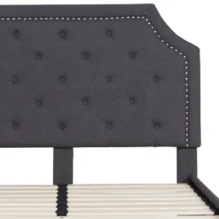 Flash Furniture Brighton Arched Tufted Upholstered Platform Bed -Flash Furniture GUEST ac34a31c 5054 4fd4 bc9f abdbe2393f1e