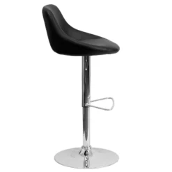 Flash Furniture Contemporary Vinyl Bucket Seat Adjustable Height Barstool With Chrome Base -Flash Furniture GUEST ac7cfd71 f3d6 43a8 9a6c e5c19a2d3d3f