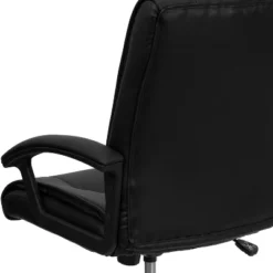 Flash Furniture Mid-Back Black LeatherSoft Swivel Manager's Office Chair With Arms -Flash Furniture GUEST ae07e57b 6055 450a 8a5a 9375d908c722
