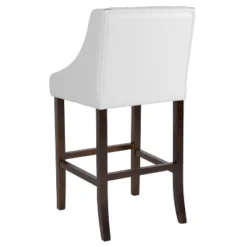 Flash Furniture Carmel Series 30" High Transitional Tufted Walnut Barstool With Accent Nail Trim 20 Flash Furniture Carmel Series 30" High Transitional Tufted Walnut Barstool With Accent Nail Trim -Flash Furniture GUEST ae636ede da65 4f0f 8368 0668e77e71ee