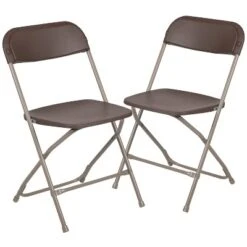 Flash Furniture Hercules™ Series Plastic Folding Chair - 2 Pack 650LB Weight Capacity -Flash Furniture GUEST b060043e 6d79 4ac8 987e 96e9b44179ab