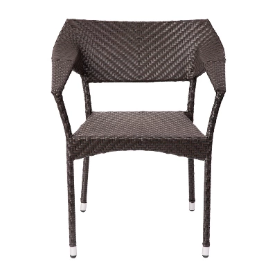 Flash Furniture Jace Set Of 2 Commercial Grade Stacking Patio Chairs, All Weather PE Rattan Wicker Patio Dining Chairs 12 Flash Furniture Jace Set Of 2 Commercial Grade Stacking Patio Chairs, All Weather PE Rattan Wicker Patio Dining Chairs - Image 10