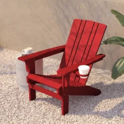 Flash Furniture Halifax Adirondack Chair With Cup Holder, Weather Resistant HDPE Adirondack Chair 19 Flash Furniture Halifax Adirondack Chair With Cup Holder, Weather Resistant HDPE Adirondack Chair -Flash Furniture GUEST b3d96c7f f1b2 4775 ad6d d927d814fae7