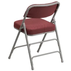 Flash Furniture 2 Pack HERCULES Series Premium Curved Triple Braced & Hinged Fabric Upholstered Metal Folding Chair -Flash Furniture GUEST b471b639 2bbc 4896 a12a a221a5775898